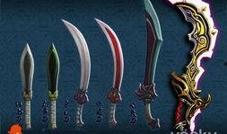 最新武器双刀爆料图片,锋芒毕露，战力升级！